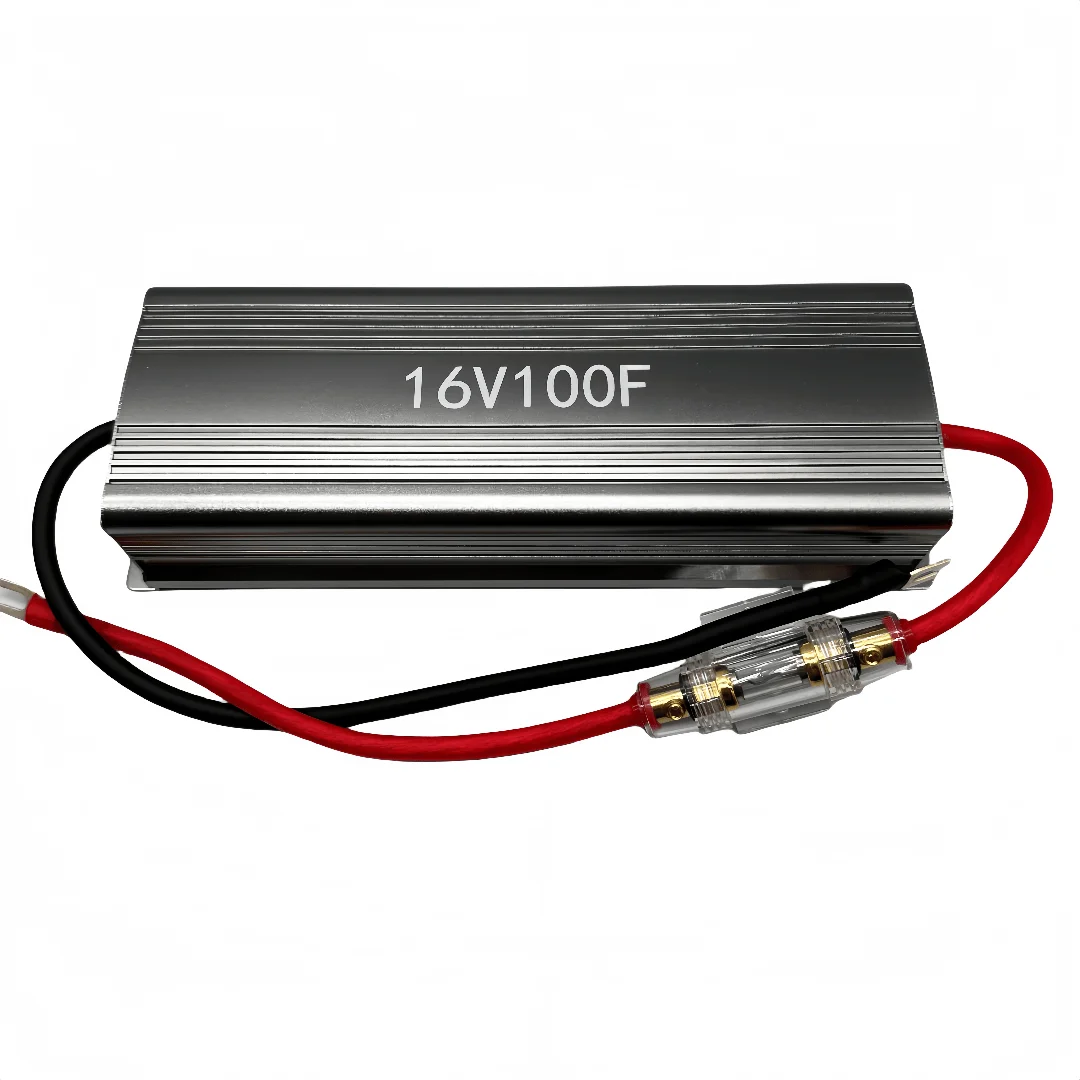 Farah capacitor 16V100F car capacitor starter voltage regulator electronic rectifier auxiliary battery audio modification