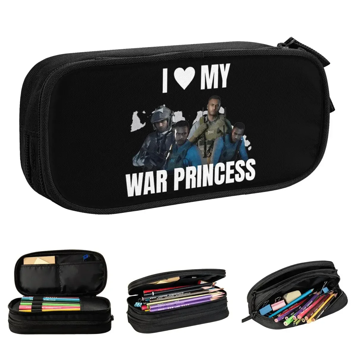 

Gaz Garrick Call Of Dutys Pencil Cases Game Pencilcases Pen for Girls Boys Big Capacity Bag Students School Gift Stationery