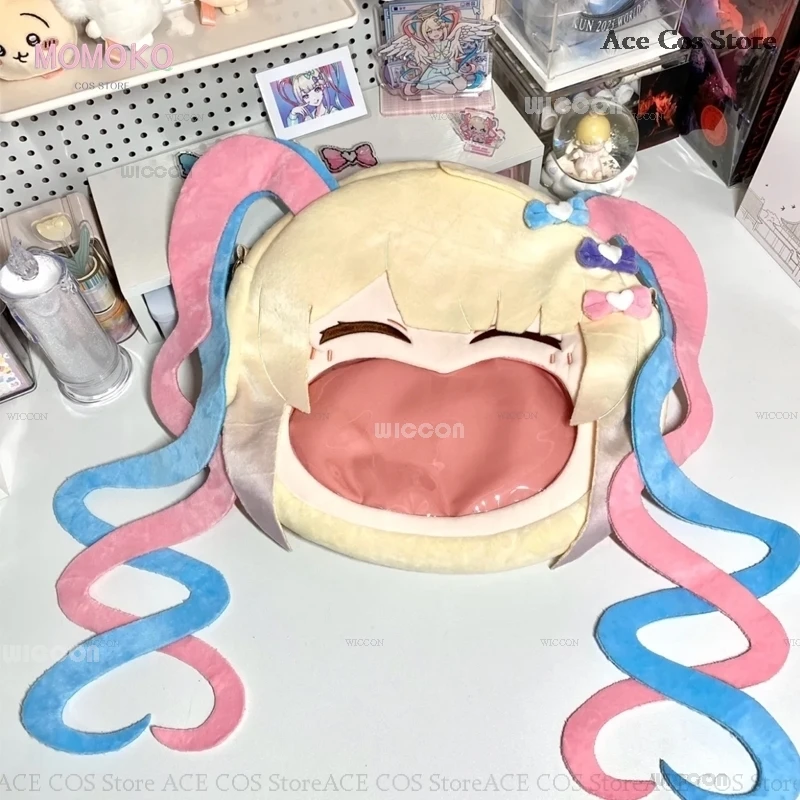 เกม NEEDY GIRL OVERDOSE Streamer KAngel Itabags คอสเพลย์กระเป๋าเป้สะพายหลัง Plush Ita กระเป๋า Animation อนุพันธ์น่ารักกระเป๋าเป้สะพายหลัง