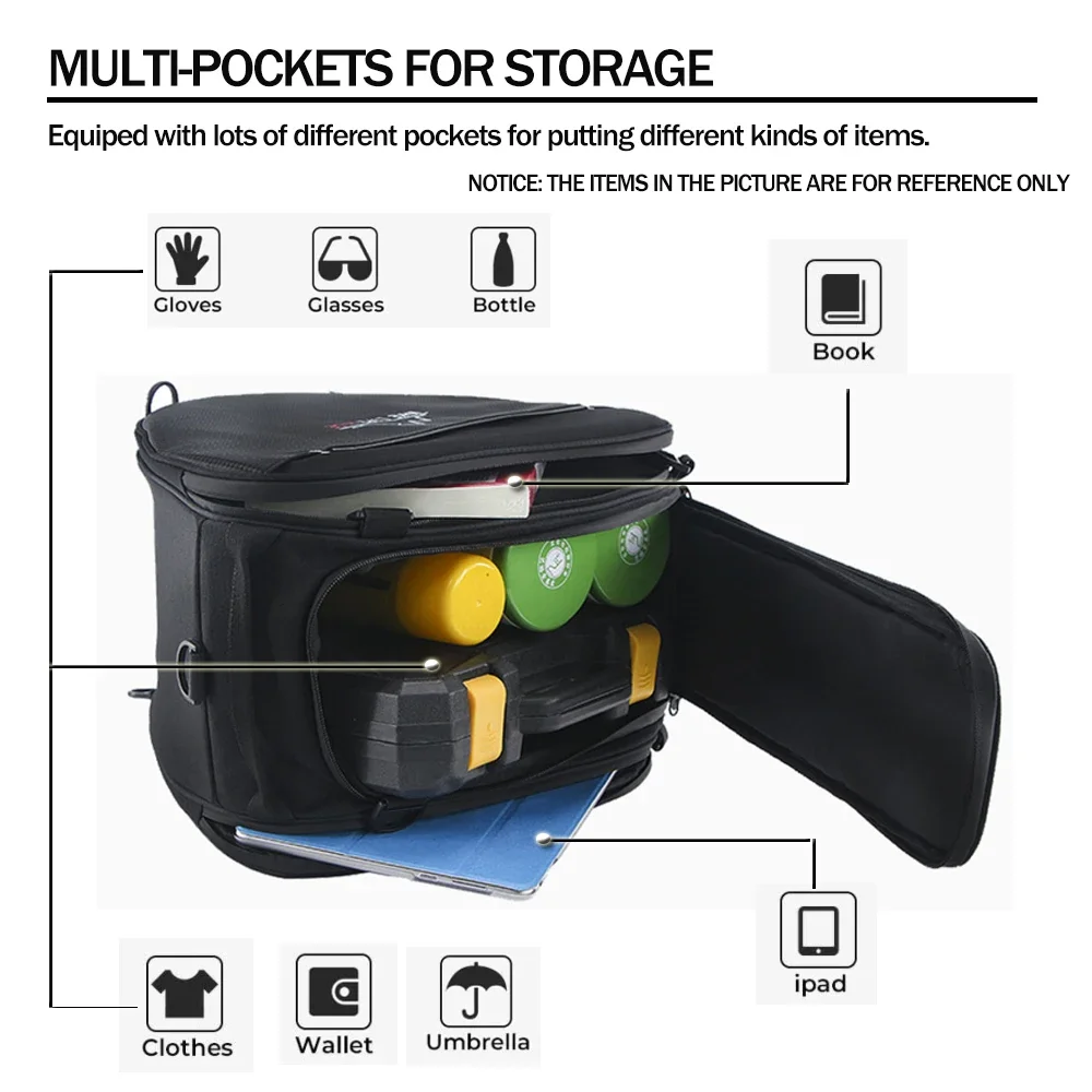 XADV 750 150 ADV سكوتر نفق خزان حقيبة لياماها Tmax 530 560 Xmax 125 300 ل PCX 150 160 C 400 650 GT أداة السرج