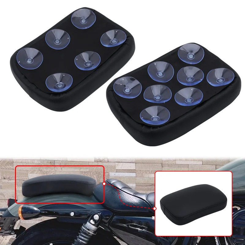 

Universal Motorcycle 6/8 Cups Suction Leather Pad Seat Rear Passenger Cushion For Harley Honda Yamaha Kawasaki Suzuki Triumph