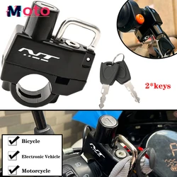 For HONDA NT 1100 NT1100 DCT 2022 2023 2024 Recommended Items Motorcycle CNC Aluminium Accessories Helmet Lock Anti-Theft Helmet
