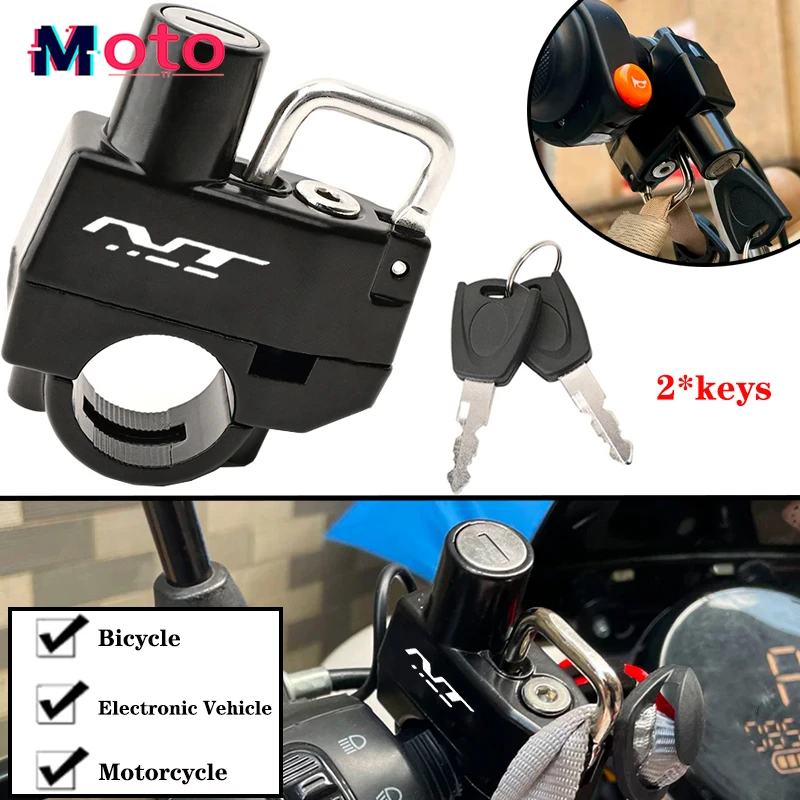 For HONDA NT 1100 NT1100 DCT 2022 2023 2024 Recommended Items Motorcycle CNC Aluminium Accessories Helmet Lock Anti-Theft Helmet