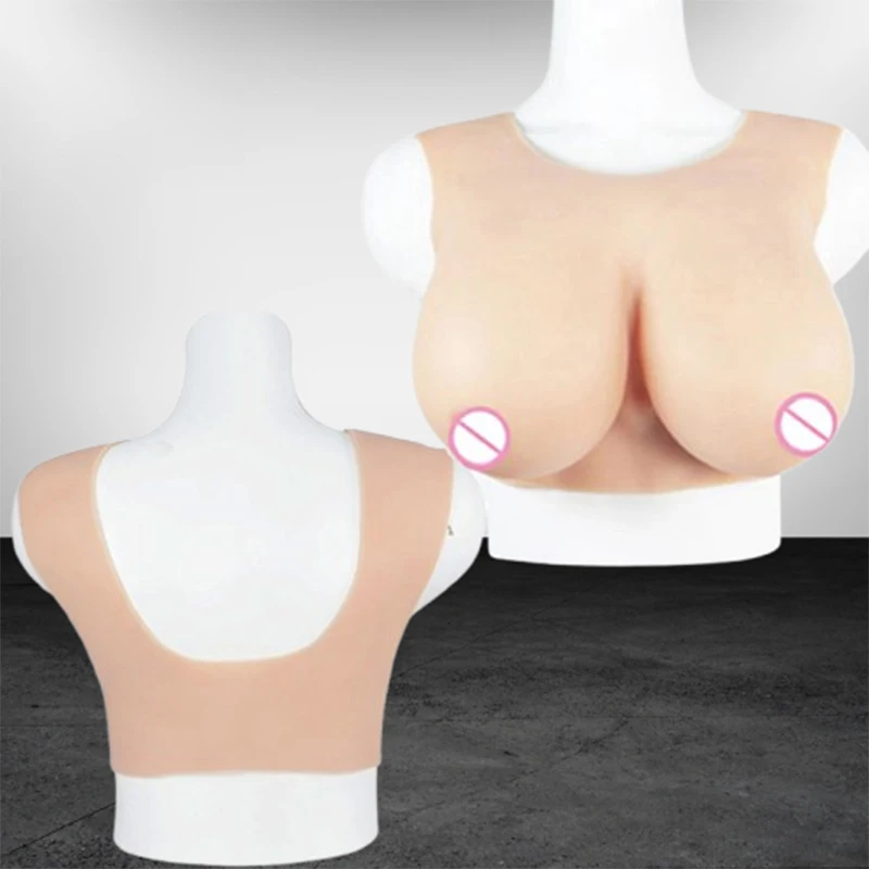 

YONGXI Silk Floss/Silicone Breathable Back Hollowing Breast Fake Artificial Boobs for a Mastectomy or Transgender Crossdresser
