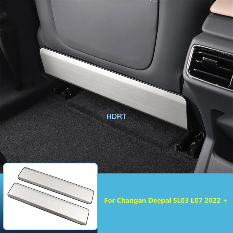 

For Changan Deepal SL03 L07 2022 + Car Styling 45CM Seat Back Rest Anti Scratch Pad Kick Board Protector Decoration Accessories
