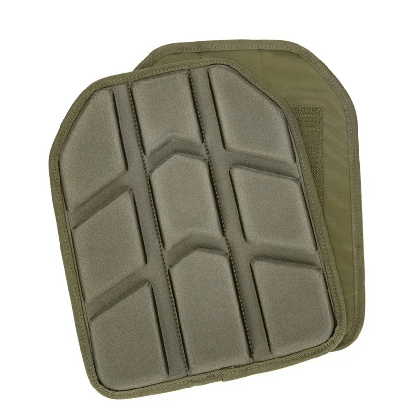 

2 Pieces Removable Molded Tactical Vest Pad for Paintball Game Vest Tactical Plate Carrier Vest Cushion 25x30cm