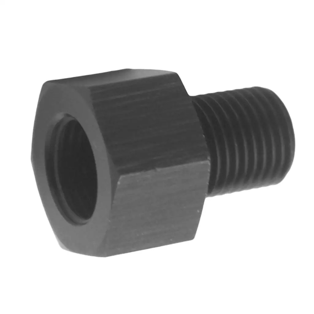 Oil Gauge Adapter Precision Aluminum Fitting 1/8 NPT Female to M10 Male for Car Oil Fuel Water Pressure System