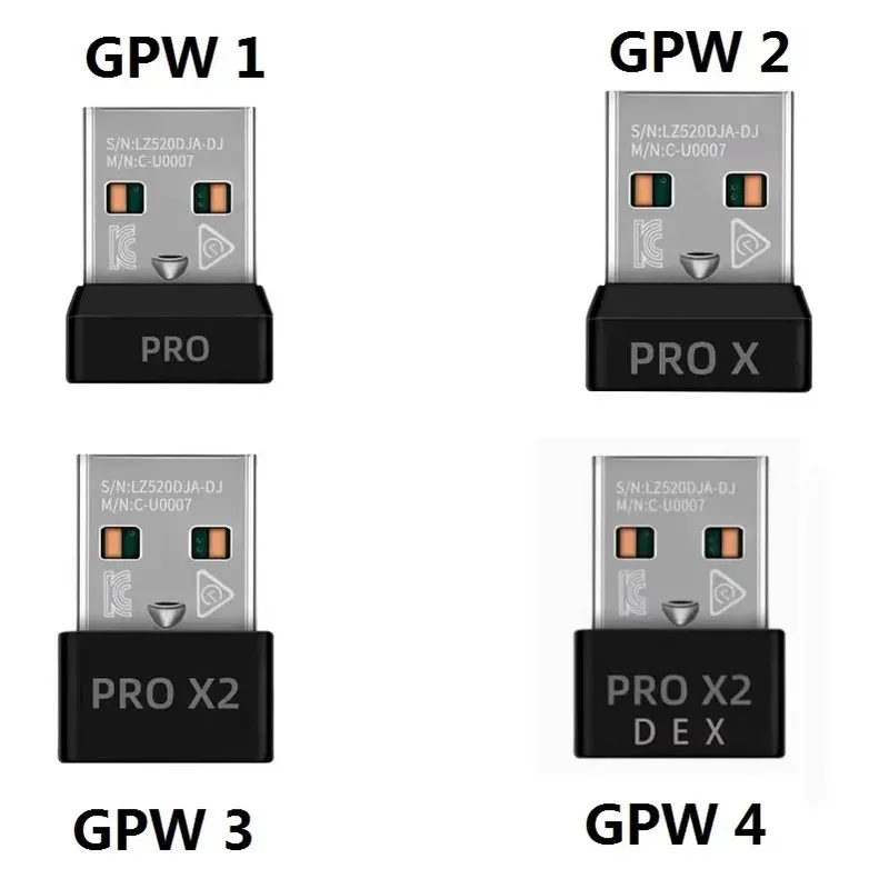 Compatible with Logitech Wireless Mouse USB Receiver GPW (Generations 1, 2, and 3), G502X/G913 Wireless Adapter, G304