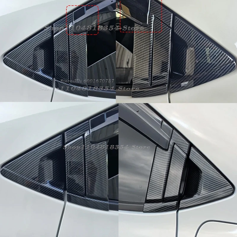 

For Honda HEV HRV Vezel 2021 2022 2023 2024 Carbon Fiber Rear Side Door Handle Cover Trim Door Handle Bowl Sticker Car Styling