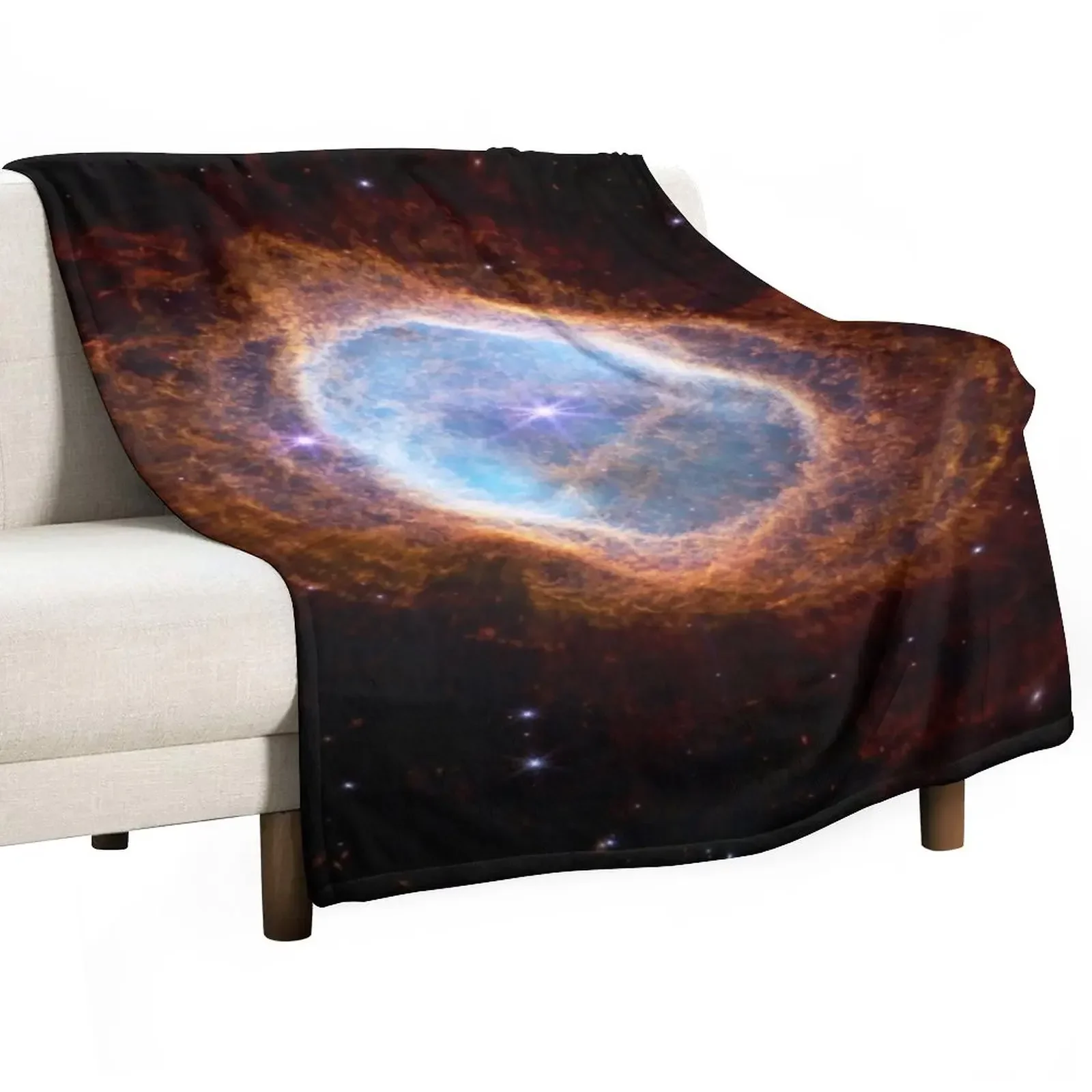 New James Webb space telescope -South ring nebula Throw Blanket Heavy Large Extra Large Throw Blankets