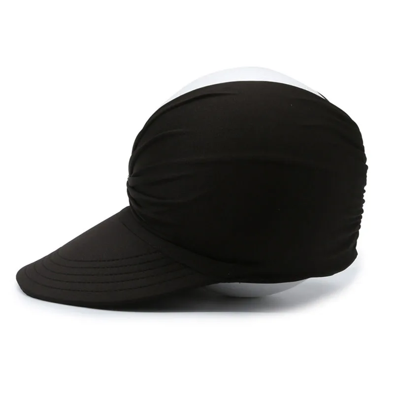 Sport Sun Visor Hats Empty Top Baseball Sun Cap Ladies Sun Hats with UV Protection Beach Sun Hats for Young Girls Women