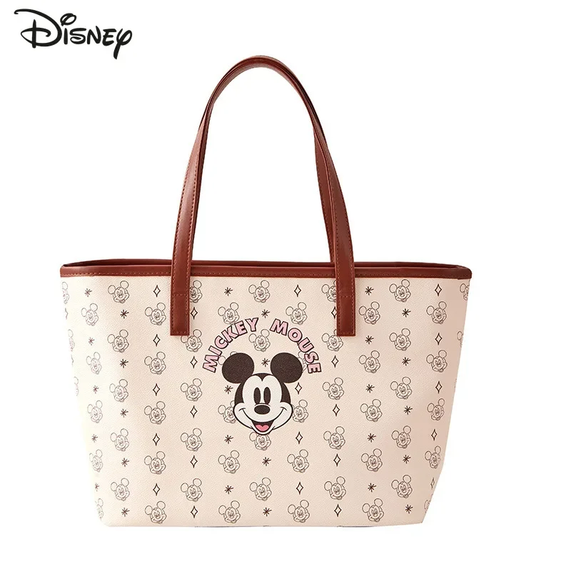 

Mickey New Women's Handbag Fashion High Quality Women's Shoulder Bag Cartoon Large Capacity Women's Commuting Shopping Bag