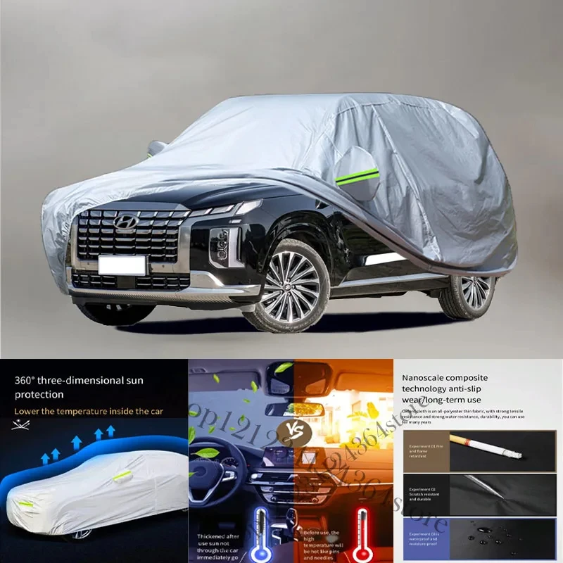 

For Hyundai-Palisade-Auto Anti snow Anti dust Anti-uv Anti peeling paint And Anti Rainwater 210t Car cover protection