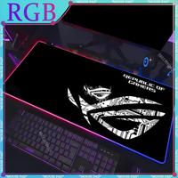 RGB A_Asus Rog mouse cute keyboard pad large table mat LED game electric standard pad anime luminous game computer cabinet pad