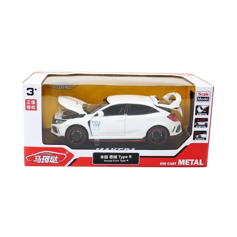 1:32 HONDA CIVIC TYPE-R Diecasts Toy Vehicles Metal Car Model Car Collection Toys for Children Christmas Gift A109