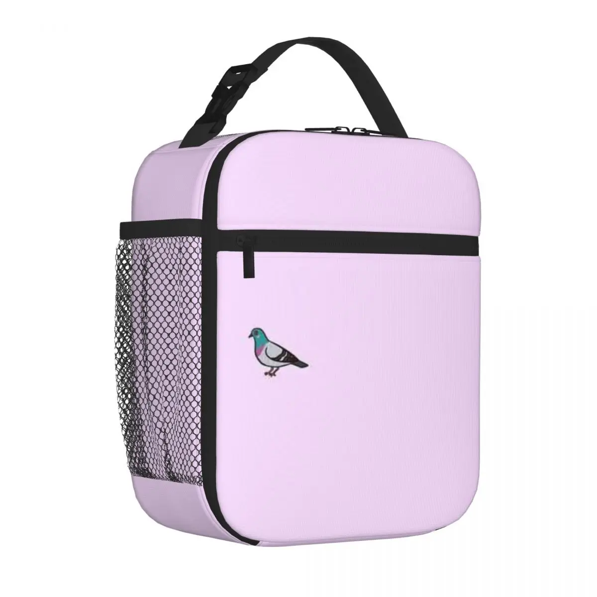 Bestselling Cute Pigeon Illustration Stitched Detail Shoulder Lunch Bag Daily Outdoor Durable Lunch Bag