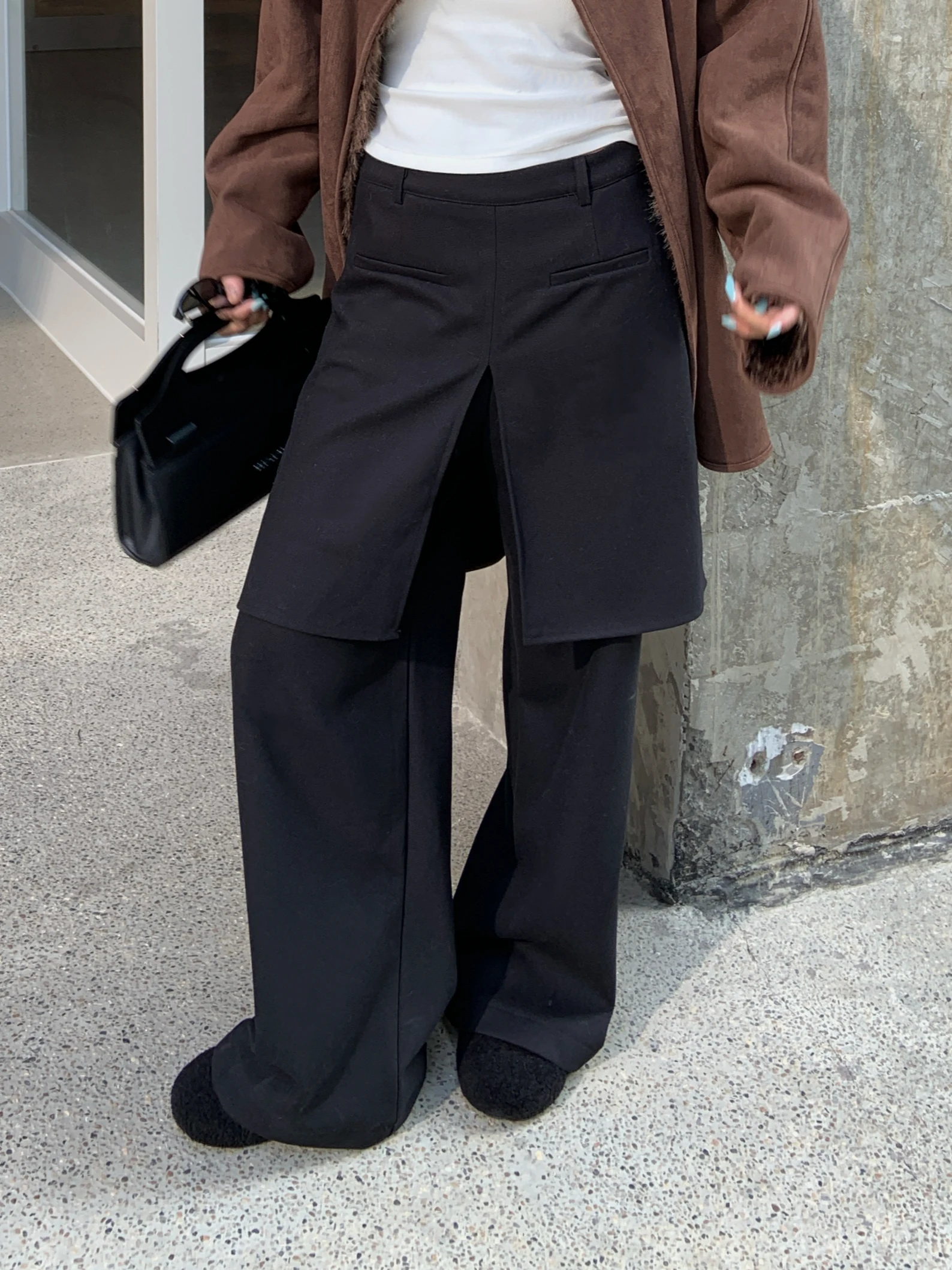 

Женские брюки с высокой талией и прямым кроем, утепленные, с узором в виде сыра, осенне-зимние, повседневные, модный дизайн в стиле пэчворк