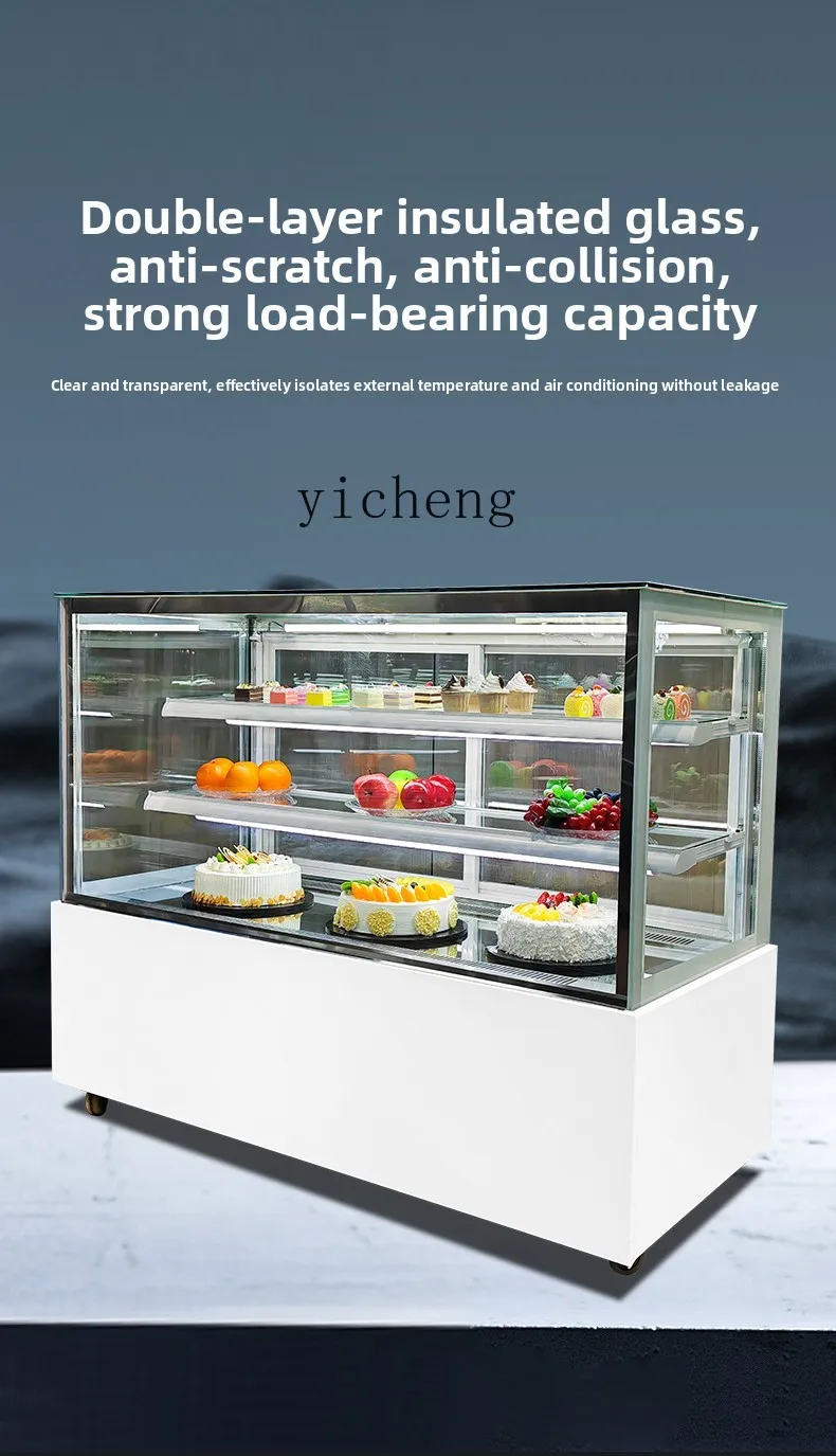 TQH Cake Display Cabinet Dessert West Point Mousse Refrigerated Cabinet Candy Gourd Air Cooler