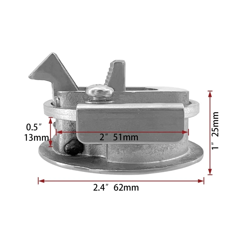 ISURE MARINE Boat Latches Stainless Steel 2\