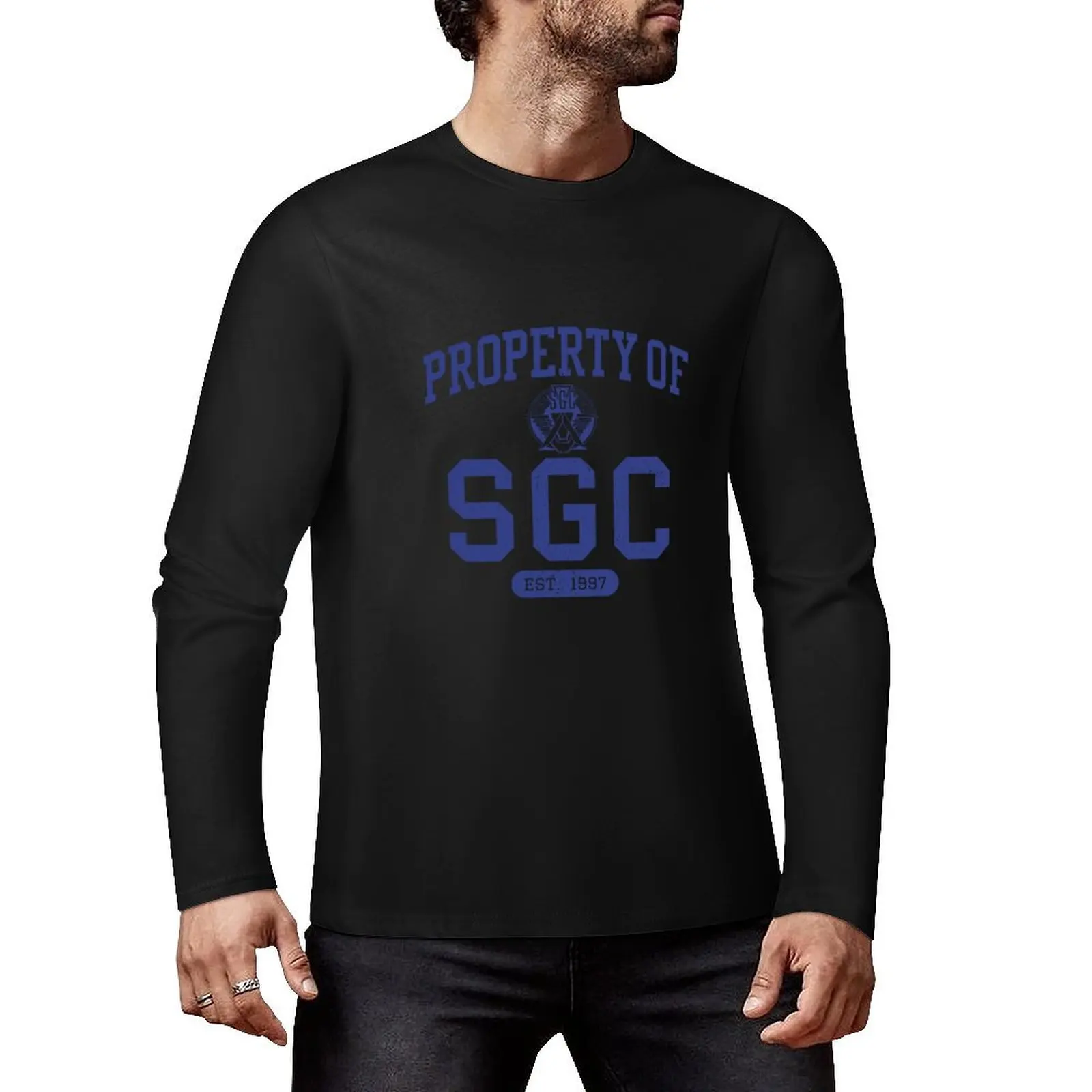 Property of SGC Long T-Shirt sweat shirts sweat shirt T-shirts for men cotton