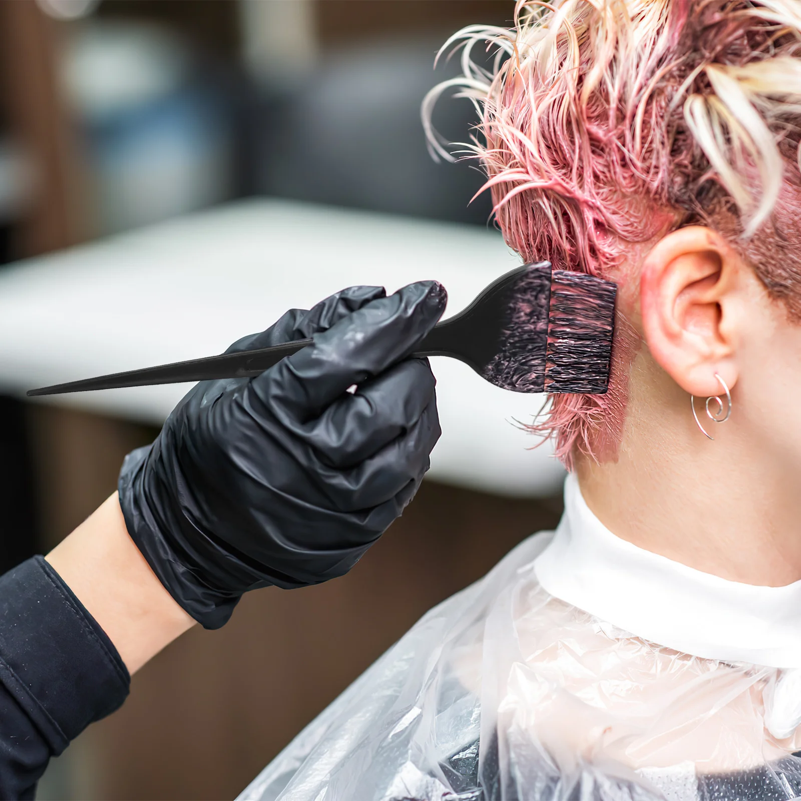 No Mess Hair Dye Kit DIY Accessories Bowl Comb Brush Perfect for Home and Salon Use Hair Dye Set Dyeing Bowl Dyeing Set - Image 4