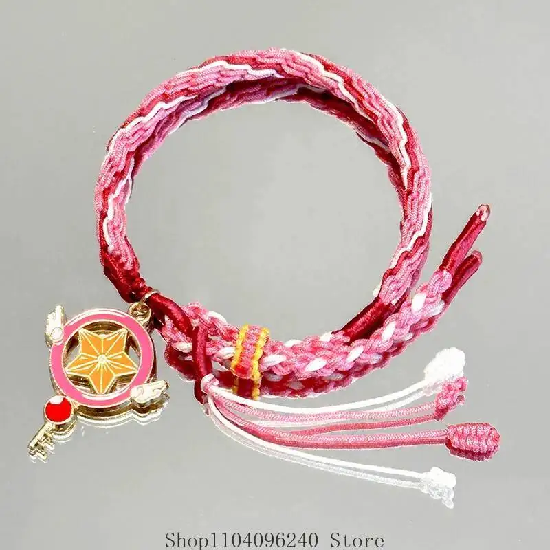 أنيمي لعبة كينوموتو ساكورا أنيمي لعبة تأثيري سوار للجنسين قلادة أساور مجوهرات اكسسوارات هدايا