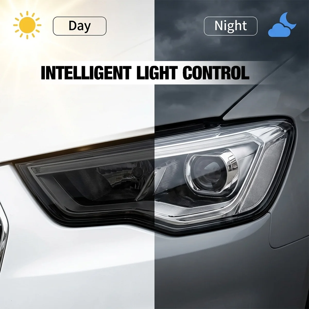 CAR TPU Headlight Film Intelligent Light Control Car Body Protection Film Repair Scratches Photochromic Modification Film