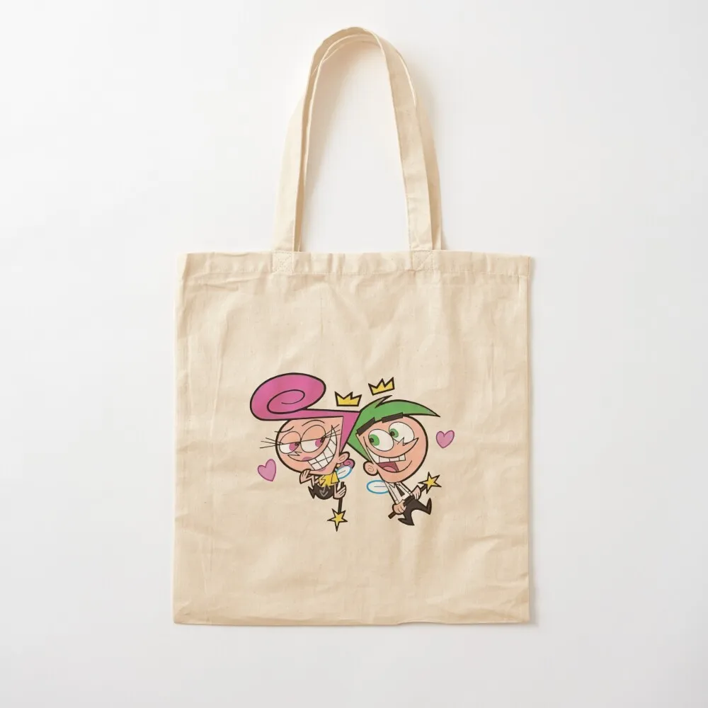 

Cosmo and Wanda Fairly Odd Parents Tote Bag canvas tote bags woman screen Canvas