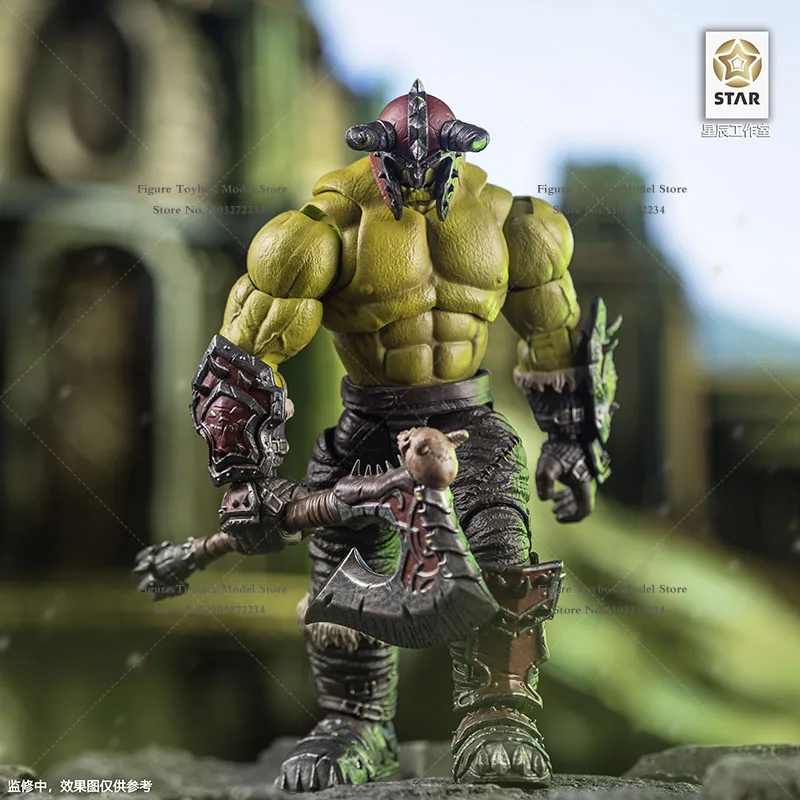 Оригинальная Коллекционная Фигурка Star Studio 1/12 Green Orc, Античная Фигурка боя, цвет кожи Orks, аксессуары для тела, сумка, полный комплект 6 дюймов