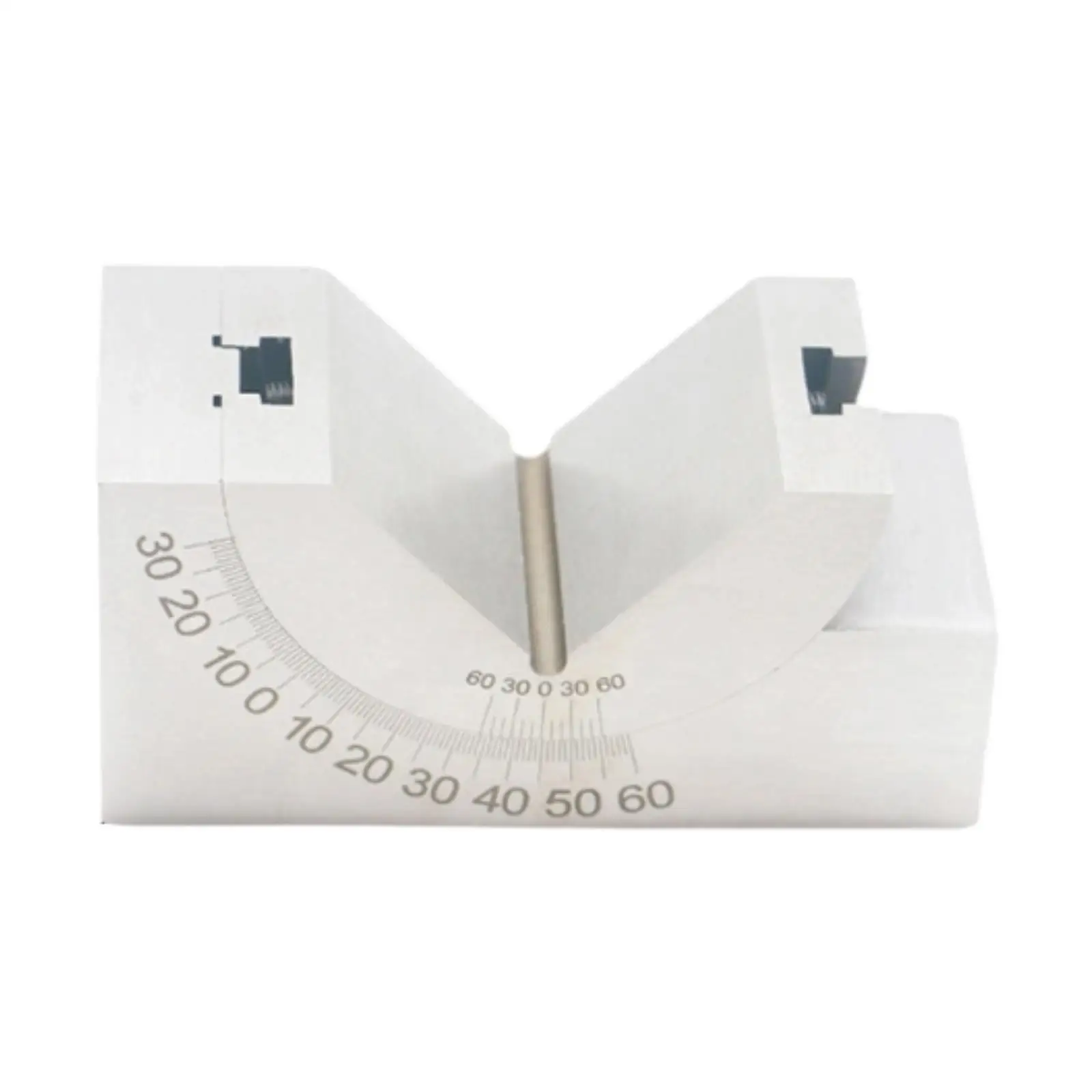 

Adjustable Micro Angle Gaug Portable Professional Measuring Easy to Use Metal Sturdy Lightweight 0-60° Precision Angle V Block