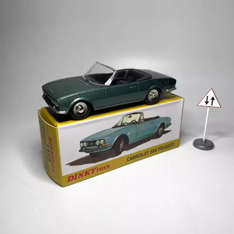 Diecast Alloy 1/43 Dinky Cabriolet 504 Convertible Sports Car