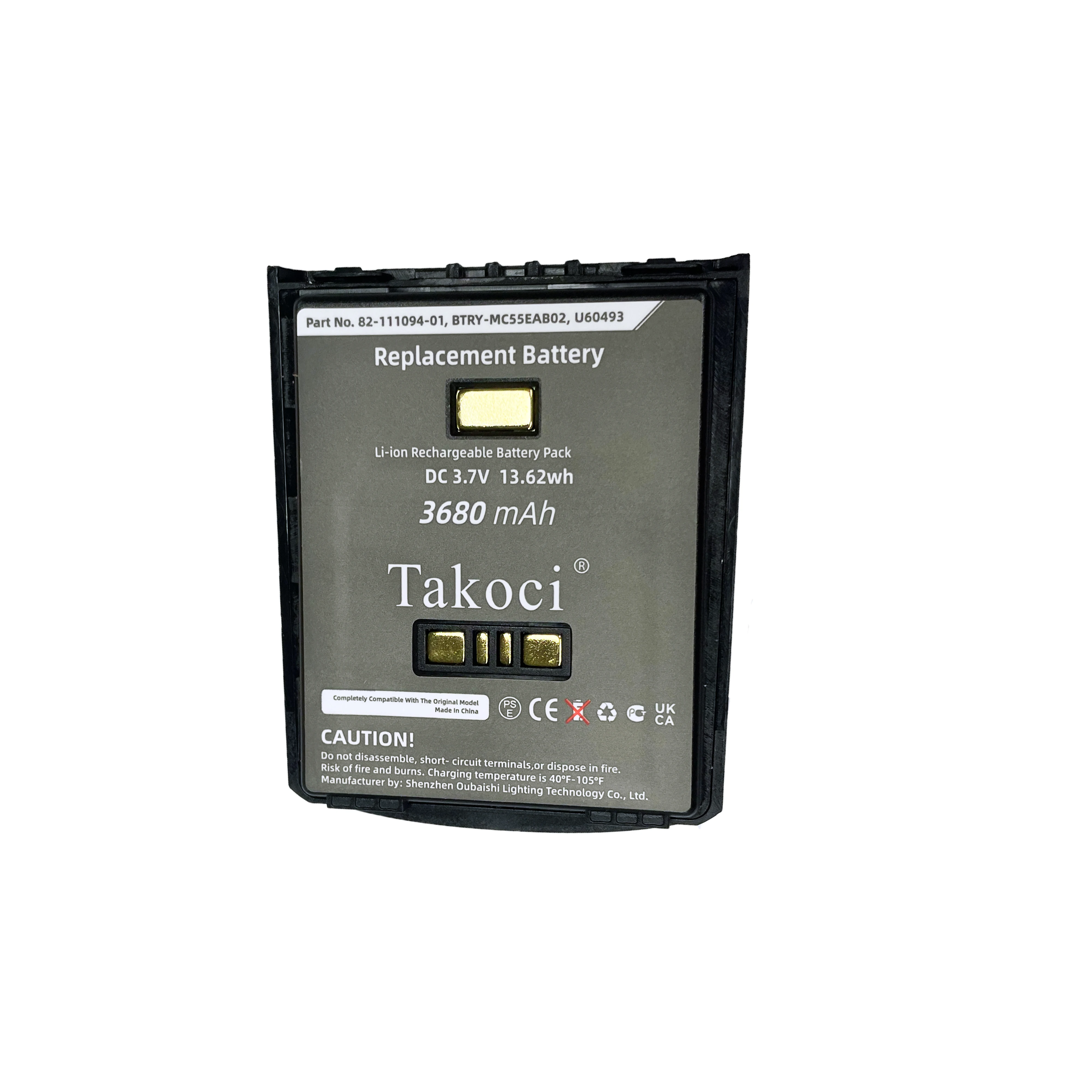 

Replacement Battery 3680mAh for Symbol,MC55,MC55A,MC56,MC65,MC67,MC5590,MC55A0,MC5574,MC659,BTRY-MC55EAB02,82-111094-01,U60493