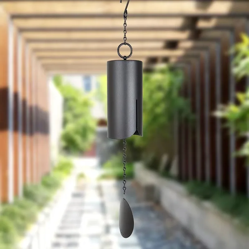 Villa Courtyard Decoration Pendant Wind Chimes Melodious Bells Retro Outdoor Metal Large Iron Pipe Wind Chimes