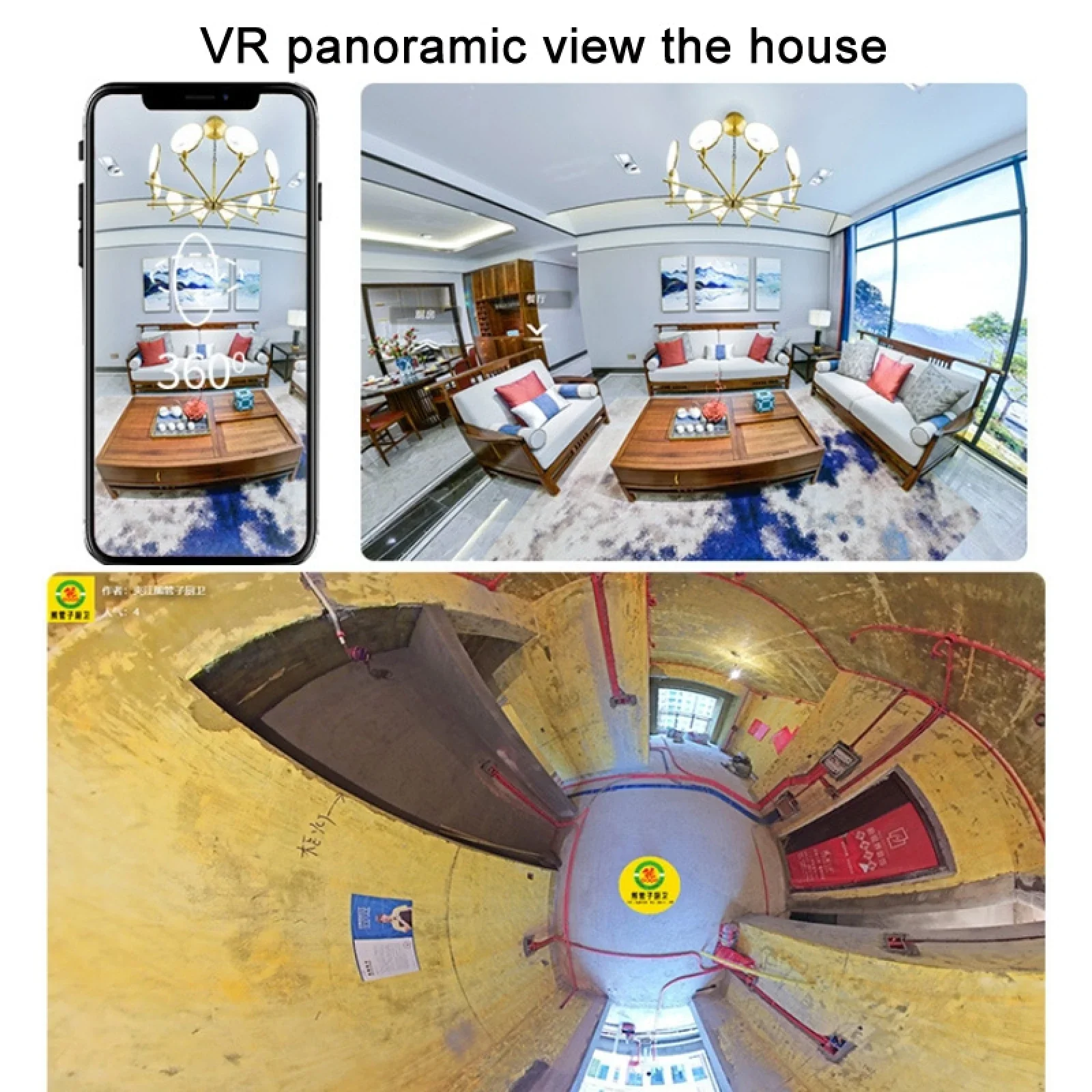 مصنع توريد HD كاميرا بانورامية منزلية IJOYER 360 درجة كاميرا بانورامية ثلاثية الأبعاد 8K HD VR Shot #5