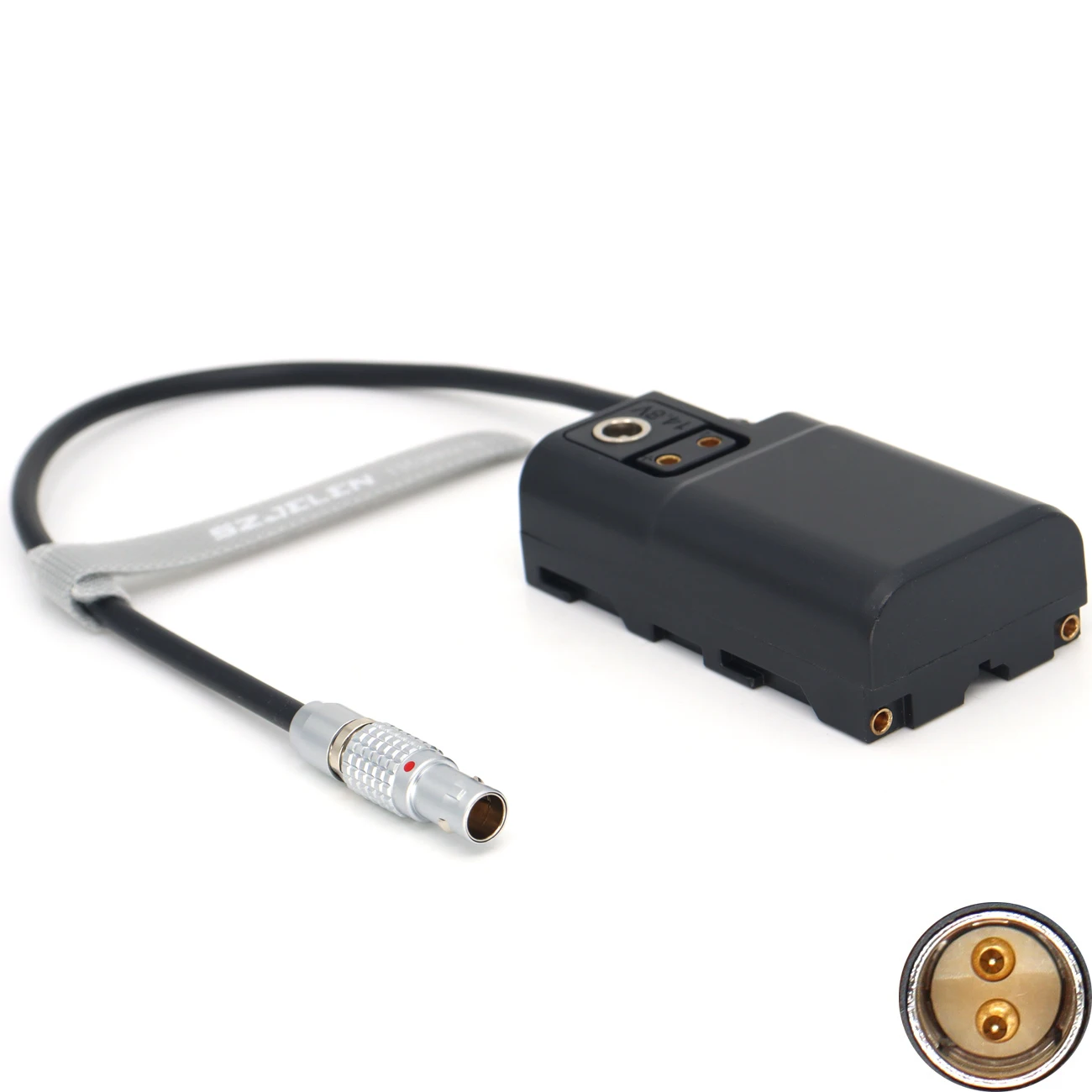 

Camera ARRI RED SONY 0B 2pin to SONY NP-F550/NP-F570/ 970 Power Coupler DC Dummy Battery for SmallHD , ATOMOS Monitor Power