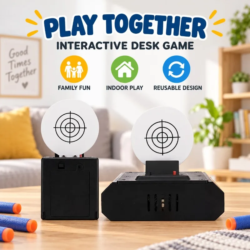 Home Entertainment Sensing Target Bullseye Pattern Battery Operated Hobby Practice Parts