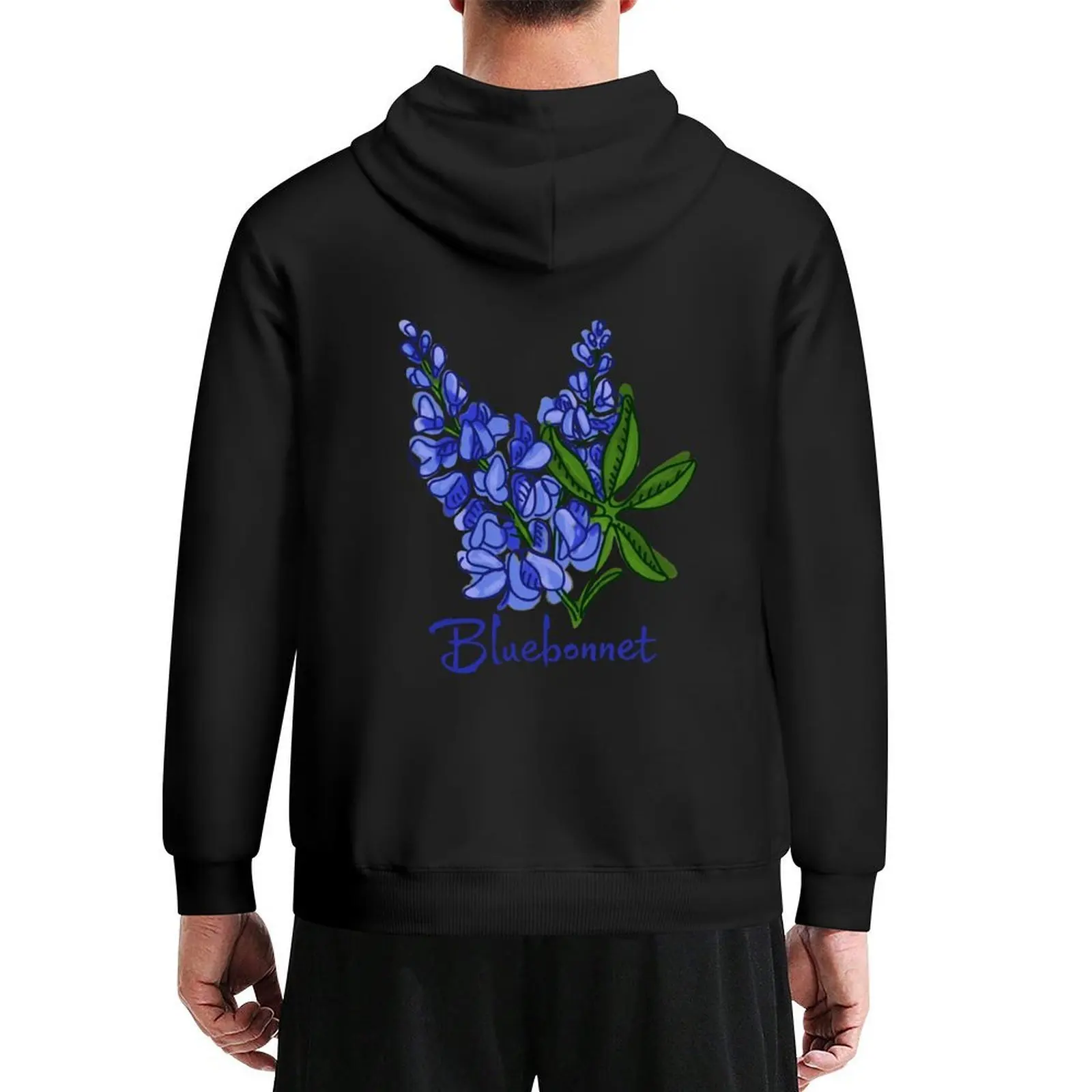 

Bluebonnet Hoodie aesthetic clothing autumn jacket men men's winter sweater men's autumn clothes hoodie streetwear