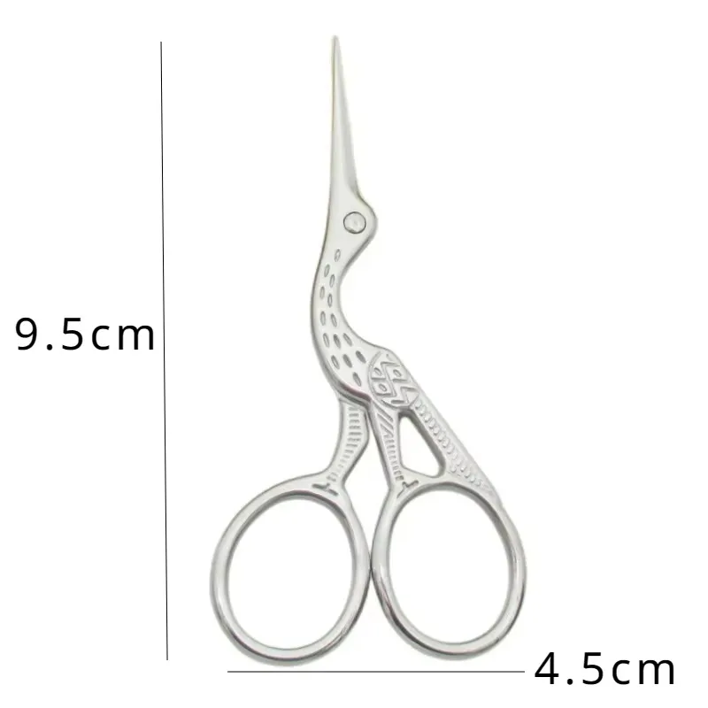 Rainbow Stork borduurschaar - Kleine roestvrijstalen ambachtelijke naaisterschaar voor naaien en knutselen