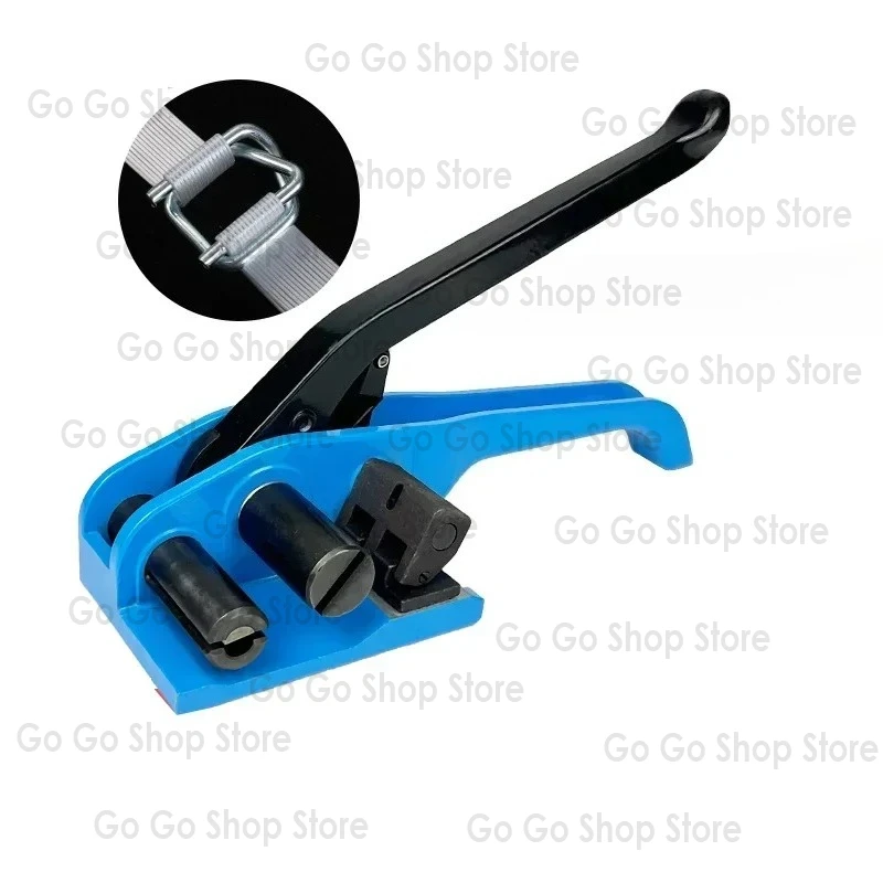

Manual Strapping Tool Fiber Belt Width 13-50mm Fibrous Band Packaging Machine Woven Polyester Tape Wrapping Tightener