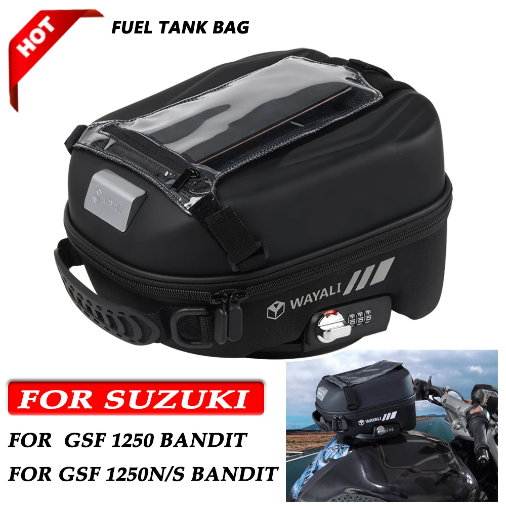 Motorcycle Fuel Tank Bag for SUZUKI GSF1250 GSF 1250 GSF1250N GSF1250S BANDIT Navigation Packag Storage Bag with Lnstall Adapter