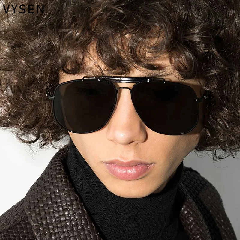 

Oversized Square Double Beam Sunglasses For Men Women 2025 Luxury Brand Retro Metal Frame Shades Classic Outdoor Eyewear UV400