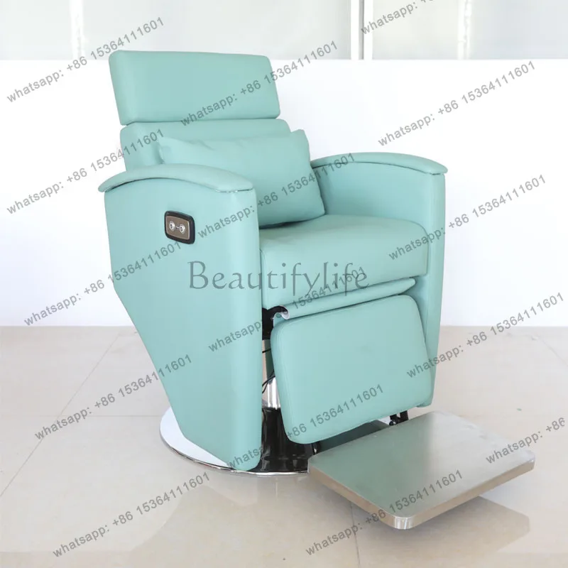 

Manufacturer wholesale high-end barber chair electric reclining chair hair salon special large chassis hair chair