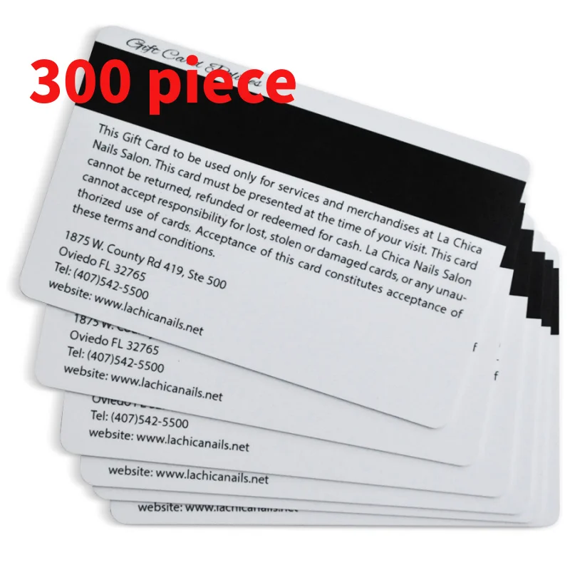 30 0piece.Custom.Shenzhen Factory Glossy White Blank Magnetic Stripe NFC Card