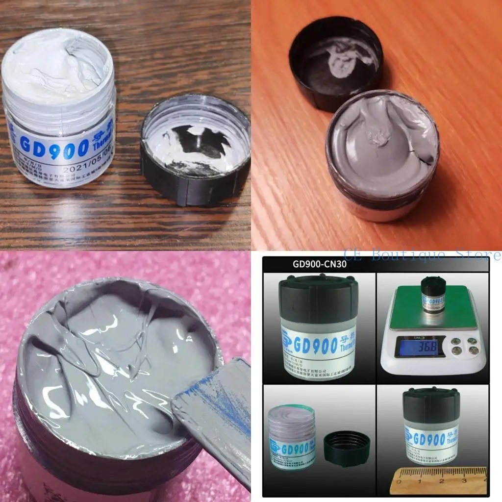 

652F High Performance For CPU MOS Tube LED GD Brand Thermal Conductive Grease Paste Silicone GD900 Heatsink Compound 30 Grams