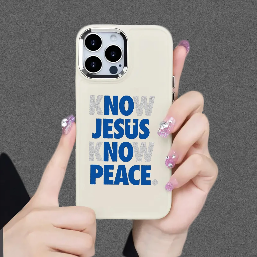 

Чехол для телефона JESUS для iPhone 17 Pro Max/17 Pro/17/16/16 Pro/15/14/13/12/11/Pro/Plus – Модный эстетичный чехол, подарок для друга