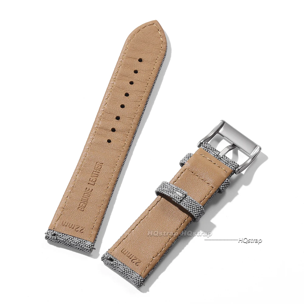 Sailcloth Watch Strap 20mm 22mm for Seiko Band Waterproof Fabric Watchband Quick Release Wristband High Quality Women Men Belt image 5
