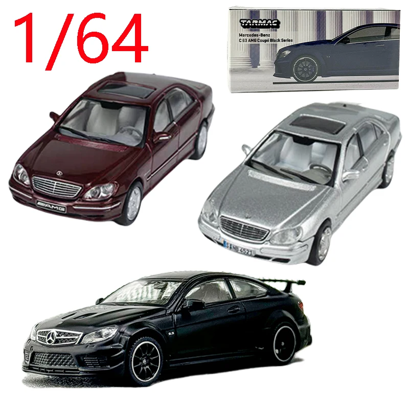 

TW Cars 1:64 Mercedes-Benz S 55 AMG Alloy Benz C63 AMG Car Model Benz S-Class S500 W220 Toy Car Model Toys for Boys