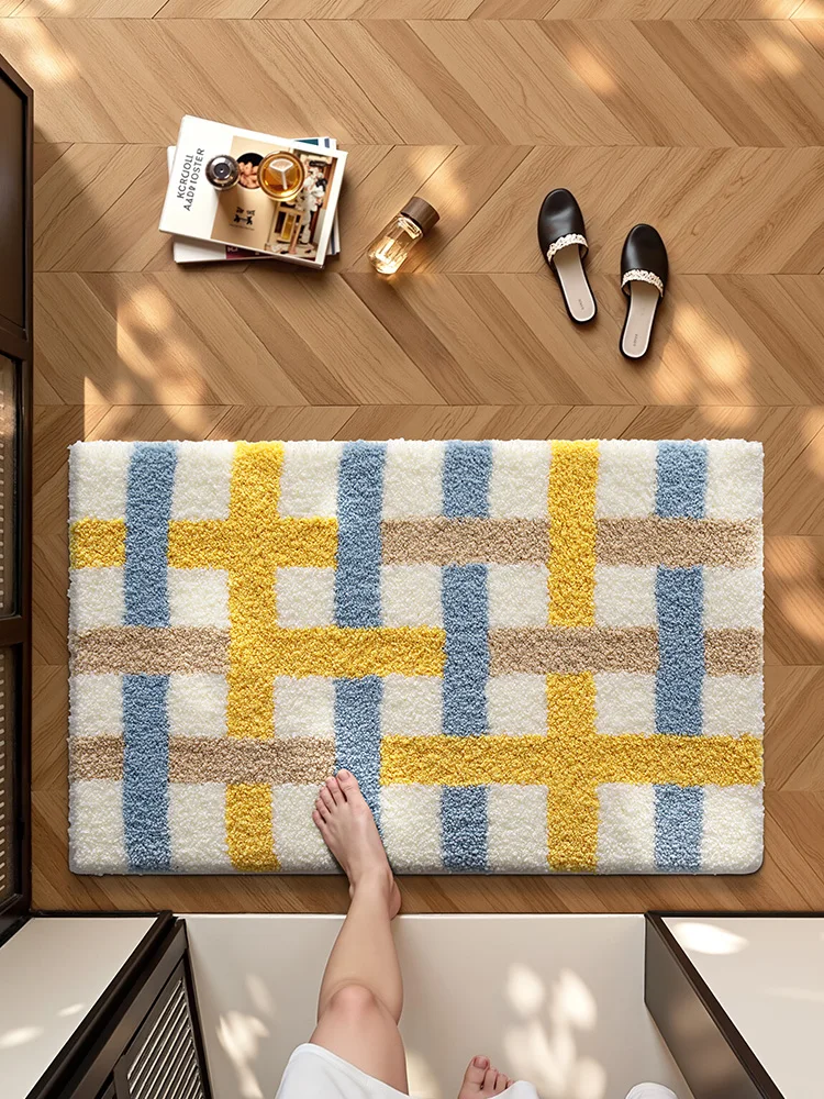 

Коврик Thiened Batoom, противоскользящий коврик для унитаза, домашний коврик для унитаза, прочный водопоглощающий напольный ковер для Batoom