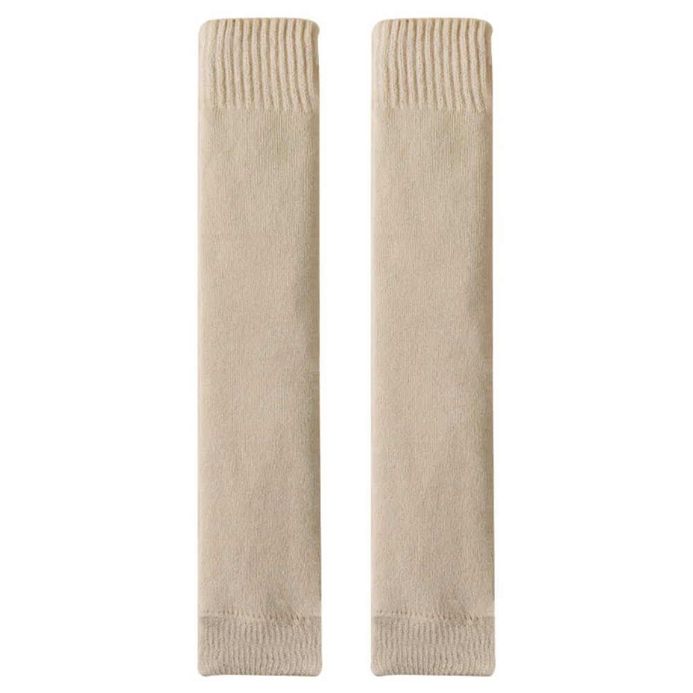 Dzianinowe podkolanówki odprowadzające wilgoć, długie skarpety do butów, pluszowe elastyczne podkolanówki, ciepłe ocieplacze na nogi, akcesoria do jesiennej mody.