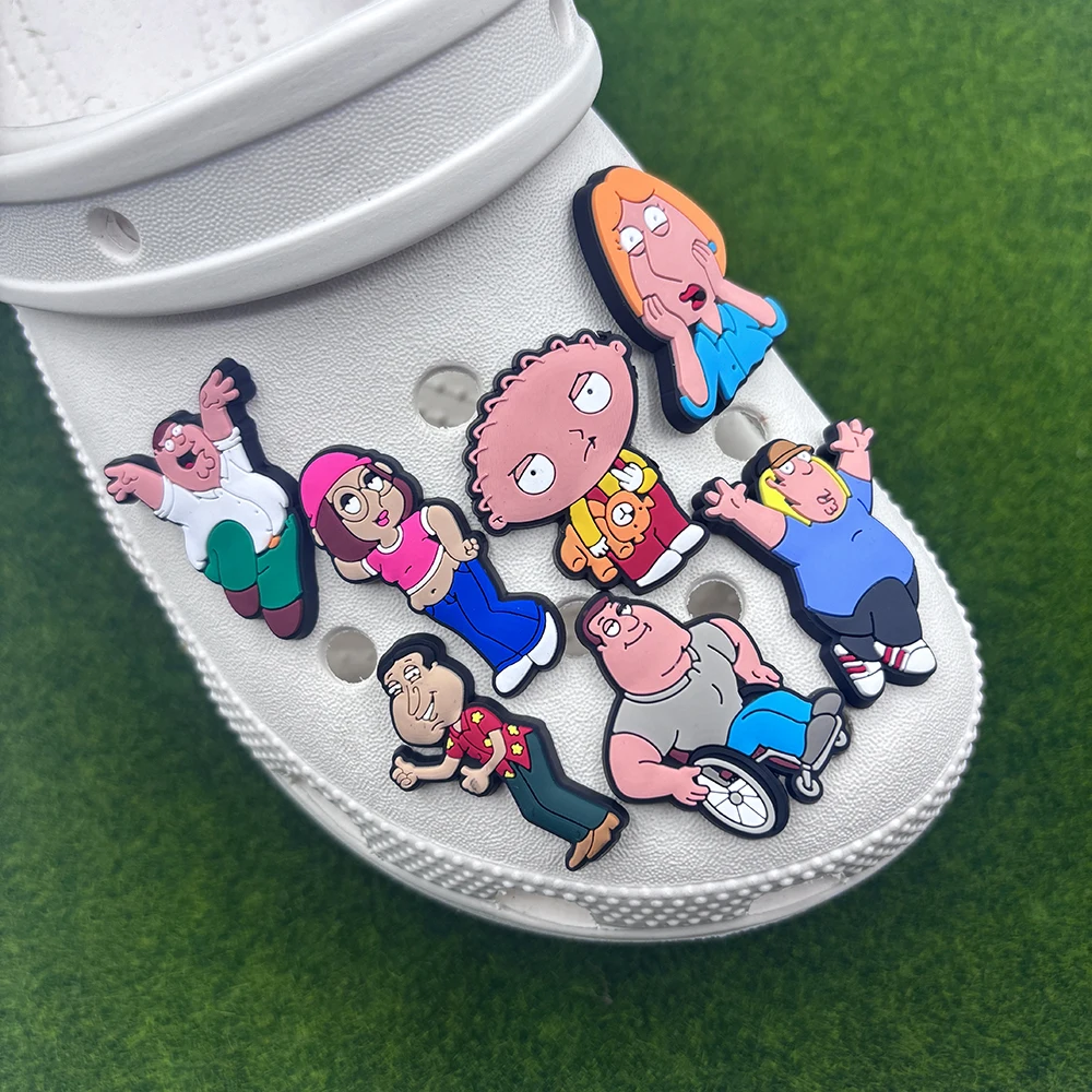 20 Stück Familien-Schuh-Charms für Jungen, PVC-Zubehör für Clogs und Gartenschuhe, Unisex-Dekorationen für Kindergeburtstage – Detail 5